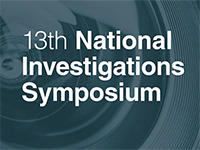 graphic from the 13th National Investigation Symposium